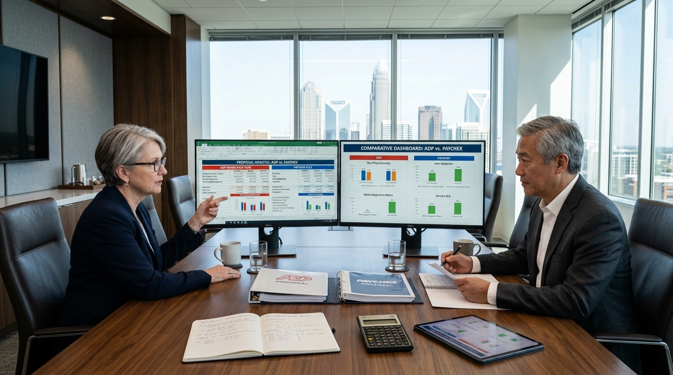 ADP vs. Paychex (2026): Features, Pricing & Mid-Market Payroll Comparison