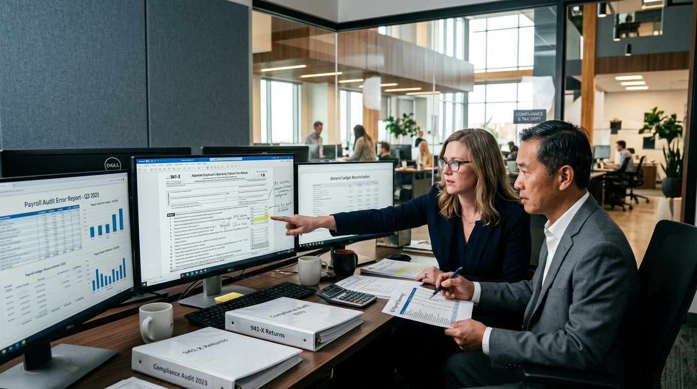 How to Fix Common Payroll Errors (2026): Form 941-X, Underwithholding & Penalty Abatement Guide