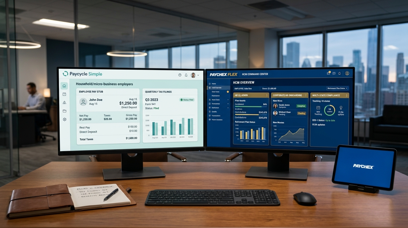 SurePayroll vs. Paychex (2026): Self-Service vs. Enterprise HCM Comparison